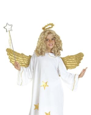 Asas de anjo douradas