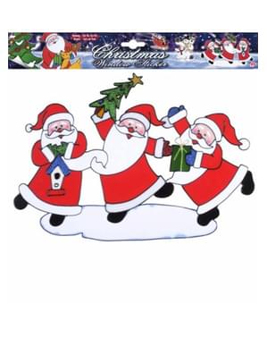 Noel Baba dansçılar pencere etiketi