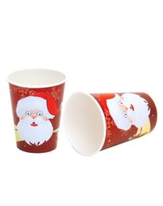 Gobelets père Noël (lot de 8)