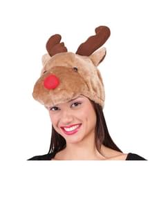 Gorro de rena Rodolfo