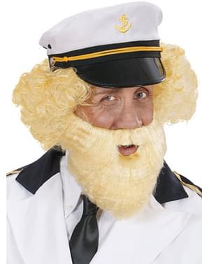 Barba rubia de viejo marinero