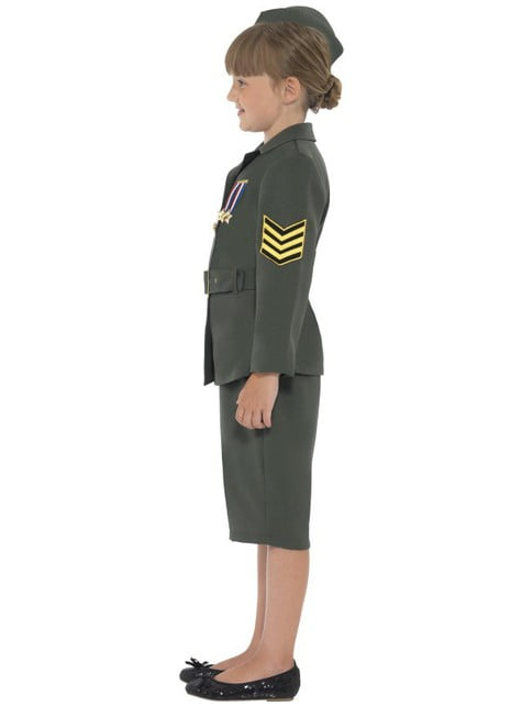Soldatin Kostüm für Mädchen