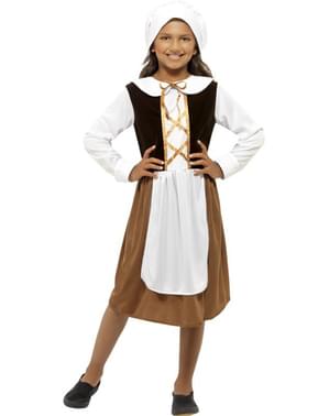 Costume da damigella Tudor per bambina