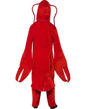 Costume da aragosta con tenaglie per adulto