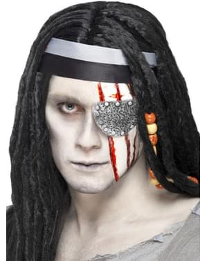Prothèse bandeau pirate en latex