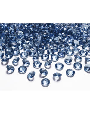 100 Koyu Mavi Masa Kristalleri Paketi, 12 mm