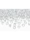 100 diamantes decorativos transparente para mesa de 12 mm