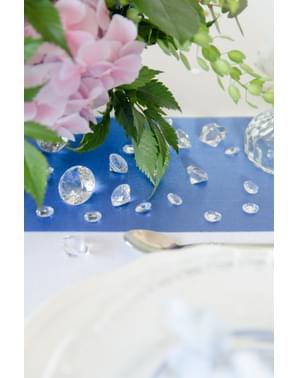 100 diamants décoratifs transparent pour la table de 12 mm