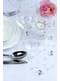 100 diamantes decorativos transparente para mesa de 12 mm
