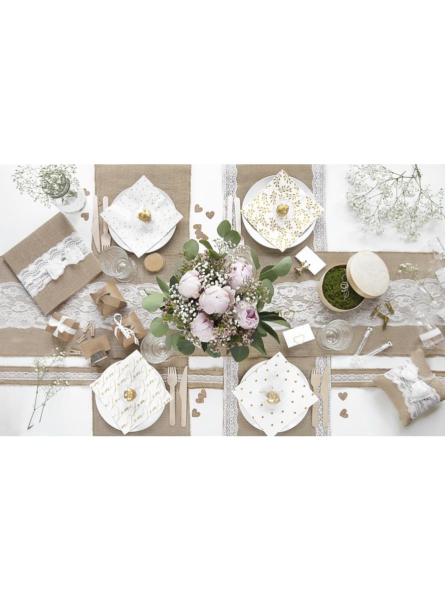 Burlap Table Runner  