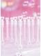48 Mini Heart Bubble Wands, White
