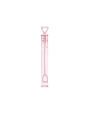 48'lü Mini Kalp Kabarcık Değnekleri, Pembe Set