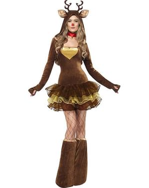 Fever - Rodulf kostume til kvinde