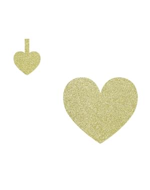 Tisch Deko Set 8-teilig gold - Sweet Love