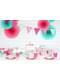 4 1st Birthday Paper Table Decorations, Pink - Pink First Birthday