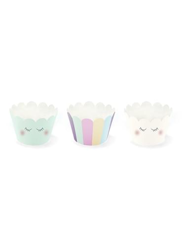 300 Bunte Blumen-Cupcake-Förmchen – Pastellfarben, Papier, Für Parties & Backen
