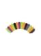 6 cápsulas para cupcakes de rayas multicolor de papel - Hocus Pocus Collection