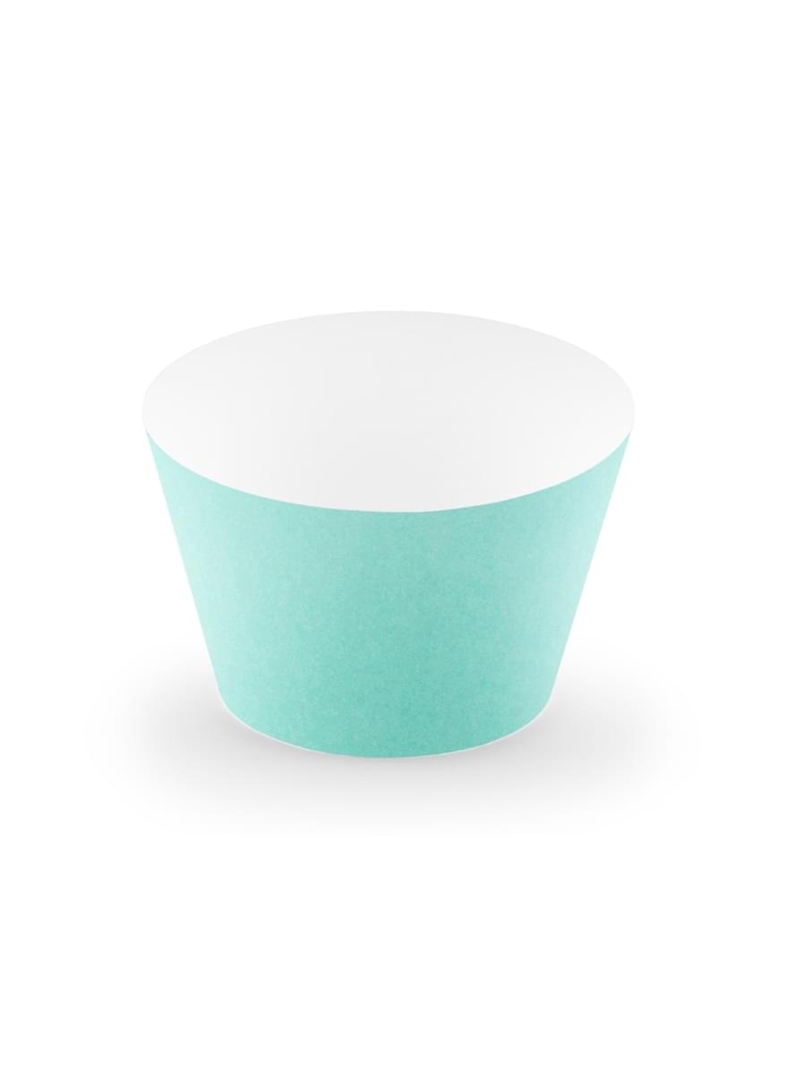 6 Turquoise Blue Cupcake Cases - Aloha Turquoise