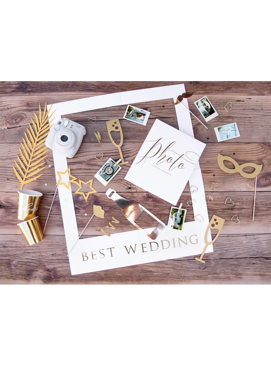 8 pezzi vari dorati da festa per photocall - Happy New Year Collection