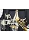 8 Assorterede Photo Booth Rekvisitter, Guld - Happy New Year Collection