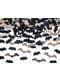 Vleermuis tafel confetti, zwart & goud - Halloween