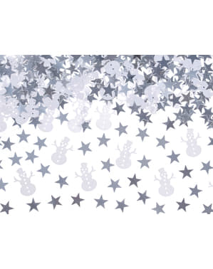 Snowman & Star Table Confetti - Natal