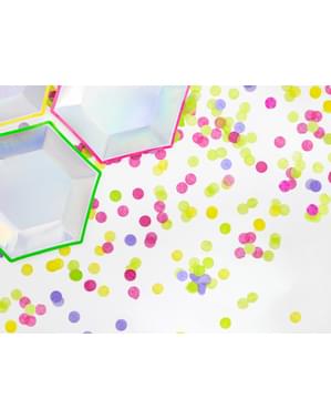Lingkaran Meja Kertas Confetti, Lavender