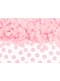 Ympyränmuotoinen paperinen pöytäkonfeti, pastellinpinkki