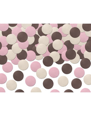 Lingkaran Meja Kertas Confetti dalam Shades of Pink - Sweets