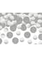 Confetti rotund variate gri metalizat și sclipici pentru masă - Elegant Bliss Collection