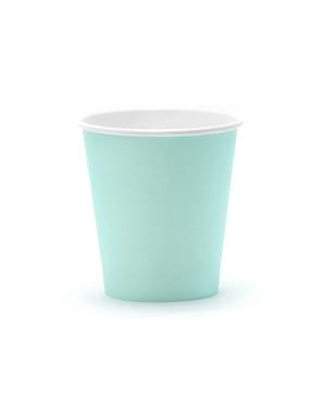 6 vasos azul turquesa - Aloha Turquoise