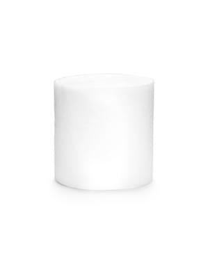 4 rollos de papel crepe blanco para cortina (10 m)
