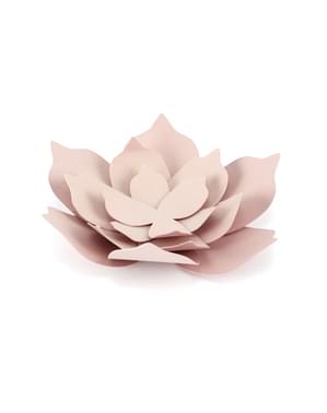 3'lü Kağıt Masa Örtüleri Seti, Pastel Pink - Rustic Collection