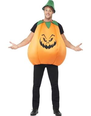 Wicked pumpkin costume for an adult