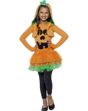 Tutu pumpkin costume for a girl