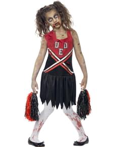 Zombie Cheerleader costume for a girl