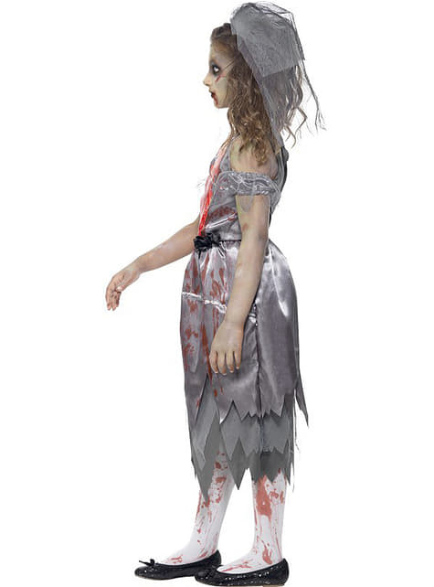 Zombie nevesta kostým pre dievčatá