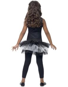 Disfraz de esqueleto tutú para niña