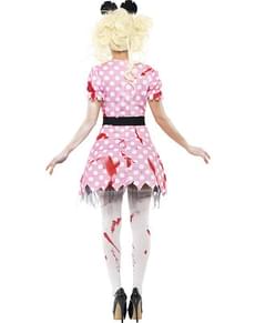 Zombie Minny Mouse costume for a woman