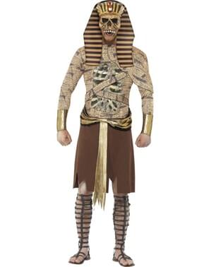 Zombie Egyptian pharoah costume for a man