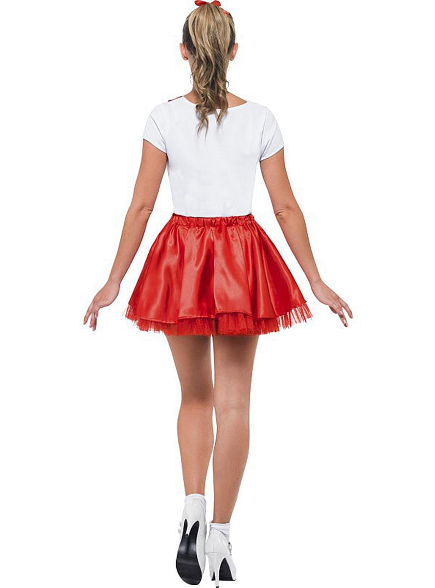 Sandy cheerleader costume for a woman