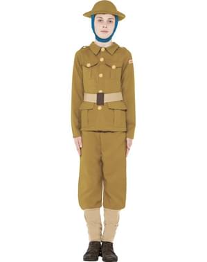 Πρώτο Παγκόσμιο Πόλεμο φρικτή ιστορία κοστούμι για ένα παιδί
