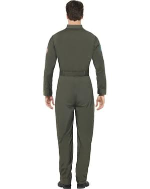 Fato de aviador Top Gum deluxe para homem
