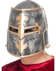 Capacete medieval Crusader para adulto