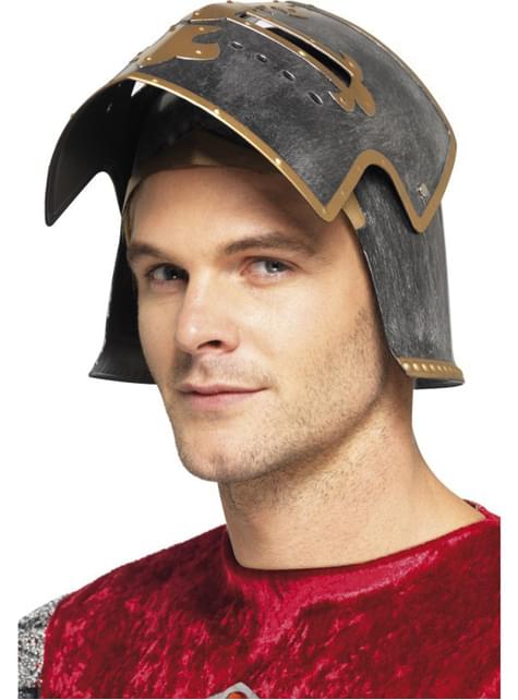 Kreuzritter Helm für Erwachsene mittelalterlich