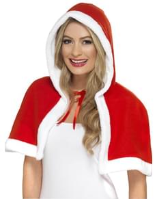 Cape petite mère noël pour femme