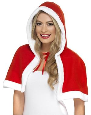 Cape petite mère noël pour femme