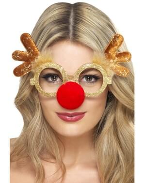 Lunettes renne de noël
