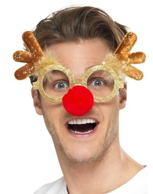 Lunettes renne de noël