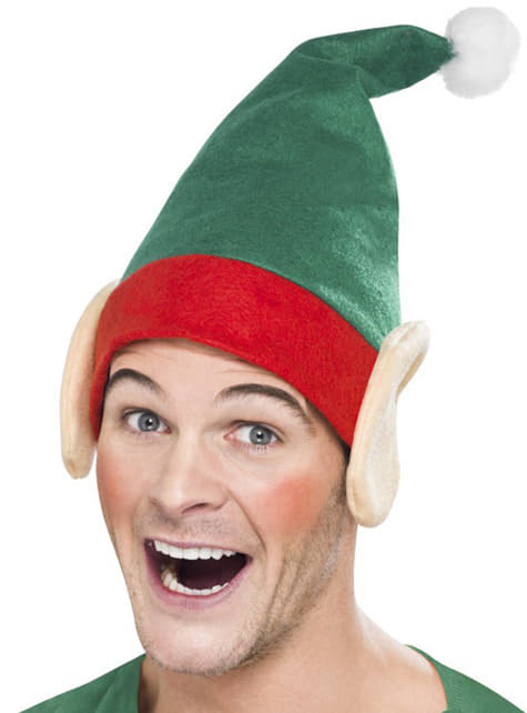 Vánoční elfí čepice pro dospělé